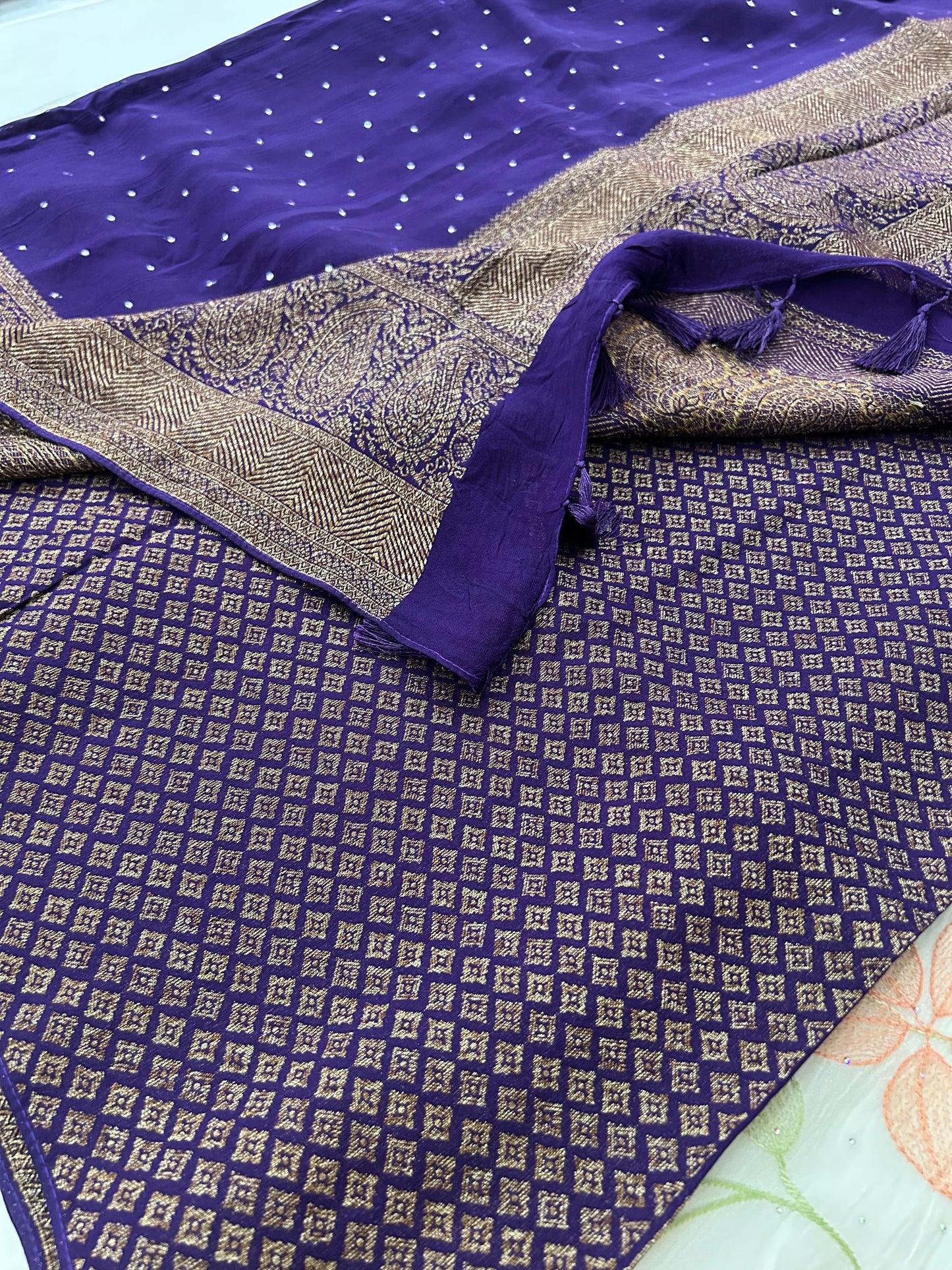 JUTE TUSSAR PREMIUM WITH MIRROR WORK-22