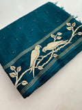 Premium Tussar Work Gold weaving BUTTAS -M25