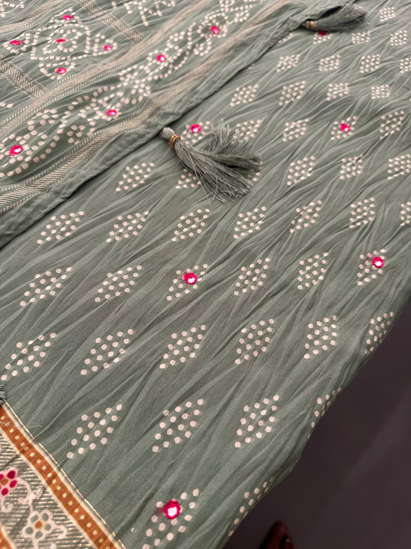 Crush Patola Fancy Saree-J25