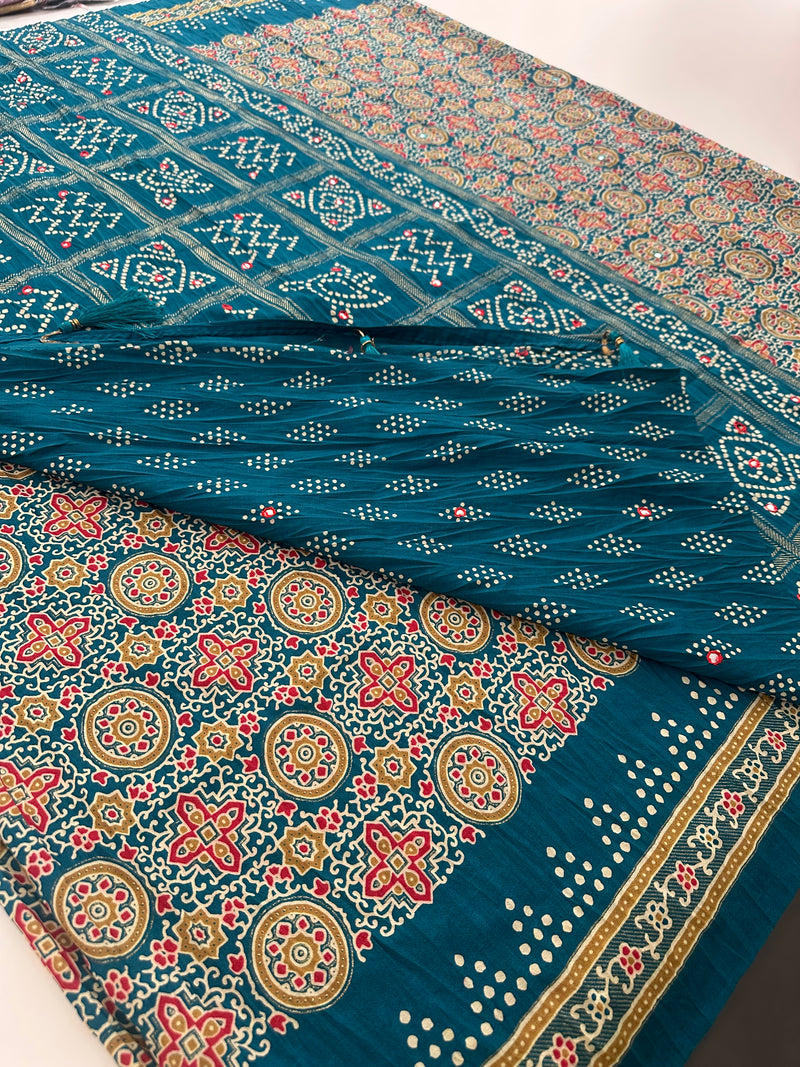 Crush Patola Fancy Saree-J25