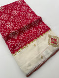 Patola Stone Work Fancy Saree-J30