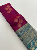 Semi Kanchi Silk Saree-JU7