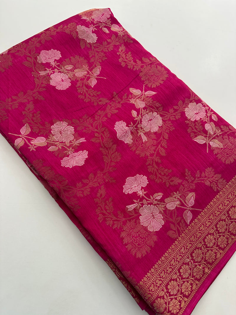 Tussar Fancy New Prints-J18