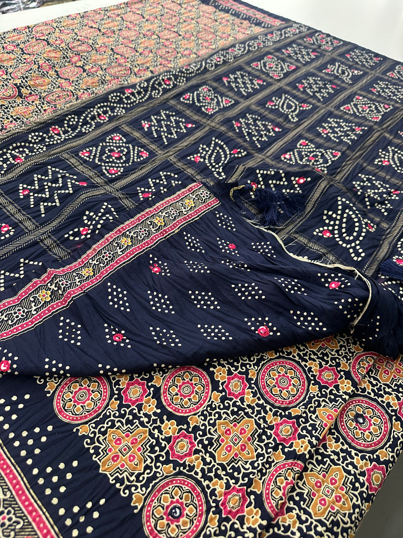 Crush Patola Fancy Saree-J25