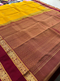Self Kanchi Silk Sarees🌹-AU14