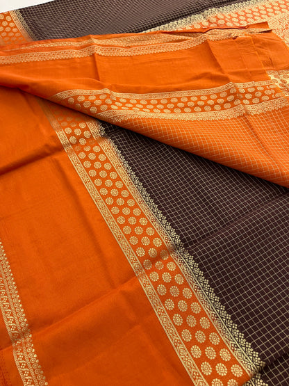 Designer crape silk
