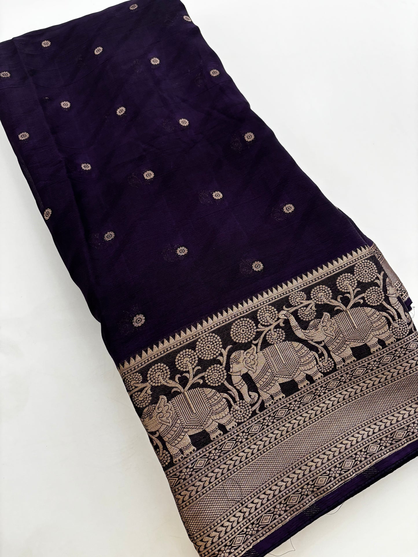 Premium Laser Chiffon Saree-M15