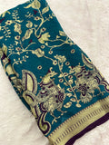 Kalamkari Fancy Chiffon-JU4