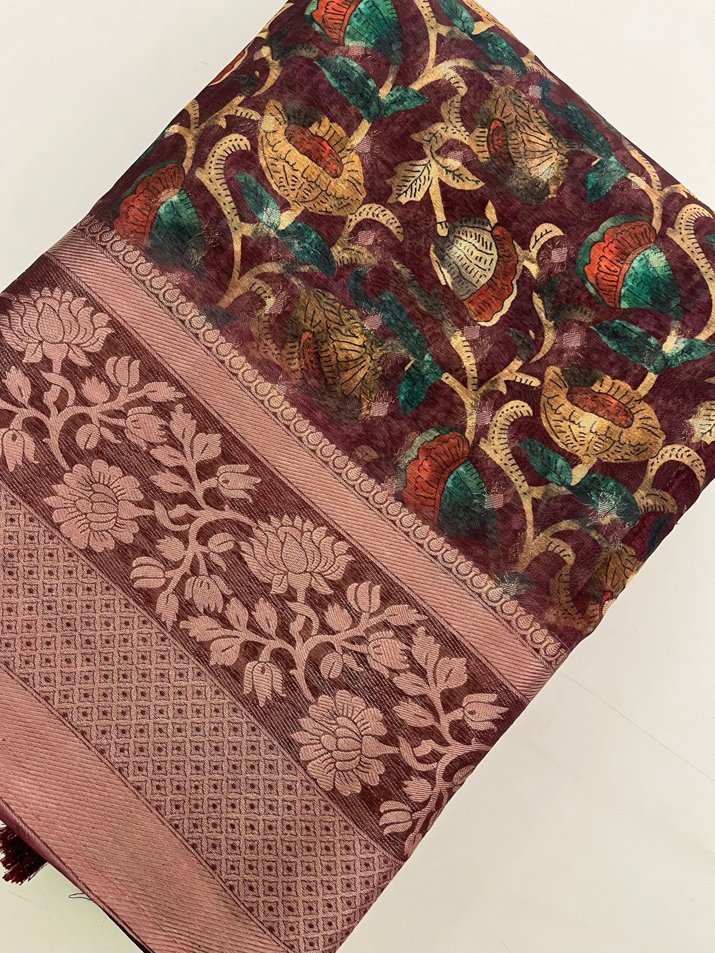 Premium printed Brosso Saree