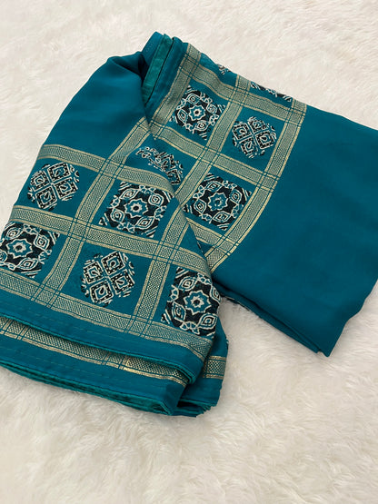 Bandhini Crape Chiffon