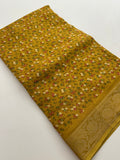 Crepe Chiffon small flower prints -AU3