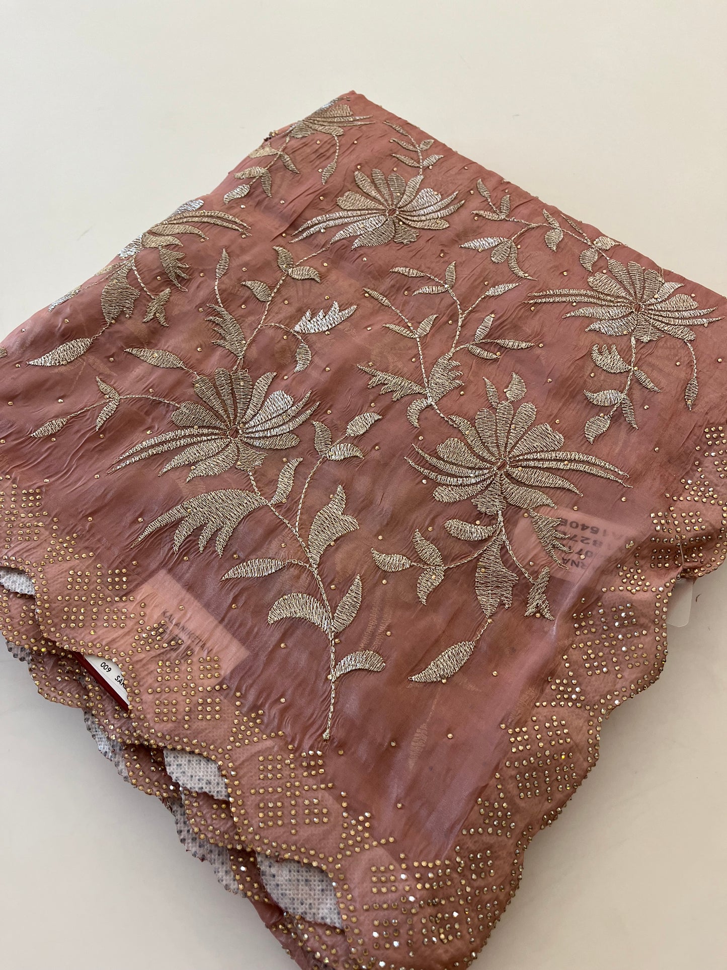 Embroidery work fancy saree