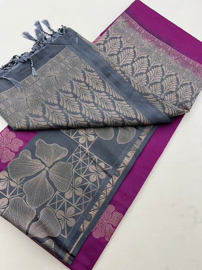 Semi Kanchi  Silk Saree