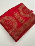 Jute Tussar Designer Sarees beautiful colour combinations🌹-AU9