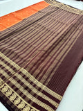 Fancy Crape Saree-J18