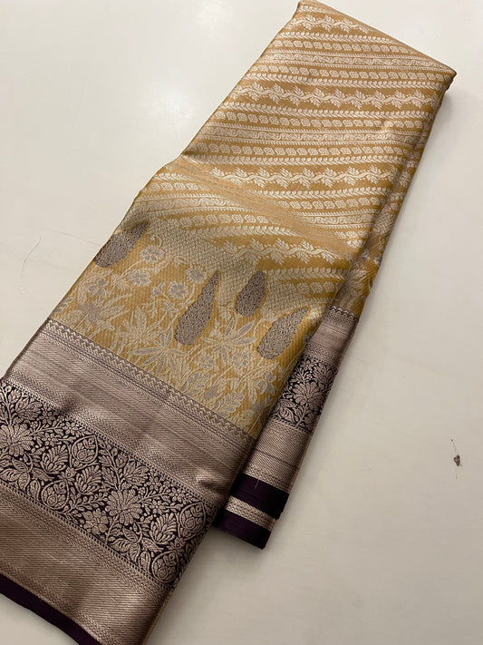 Tissue kanchi semi silk