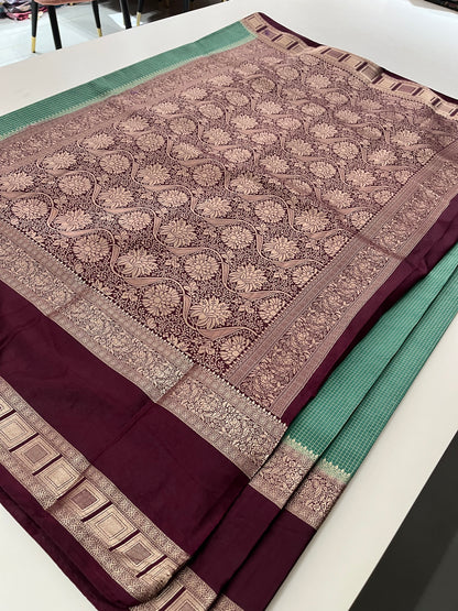 Crepe Banarasi Saree