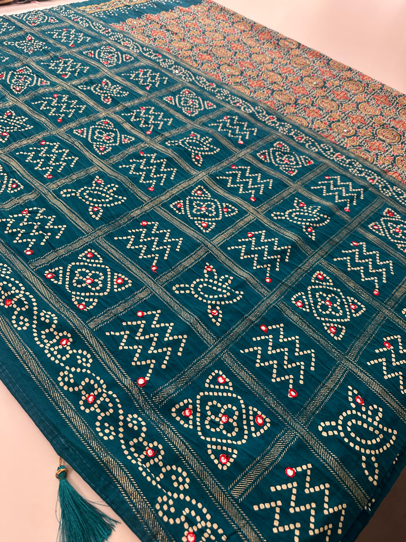 Crush Patola Fancy Saree-J25