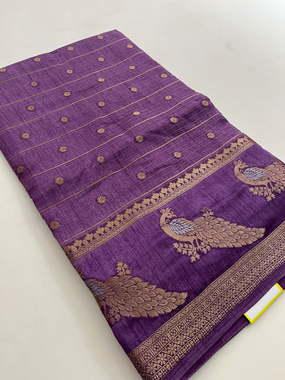 Tussar Fancy saree