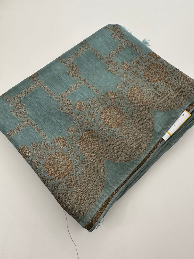 Jute Tussar Designer Sarees beautiful colour combinations🌹-AU9