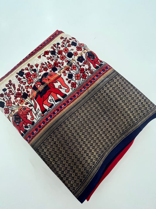 Kalamkari Chiffon