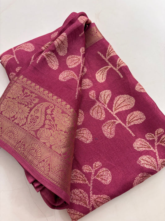Printed chiffon