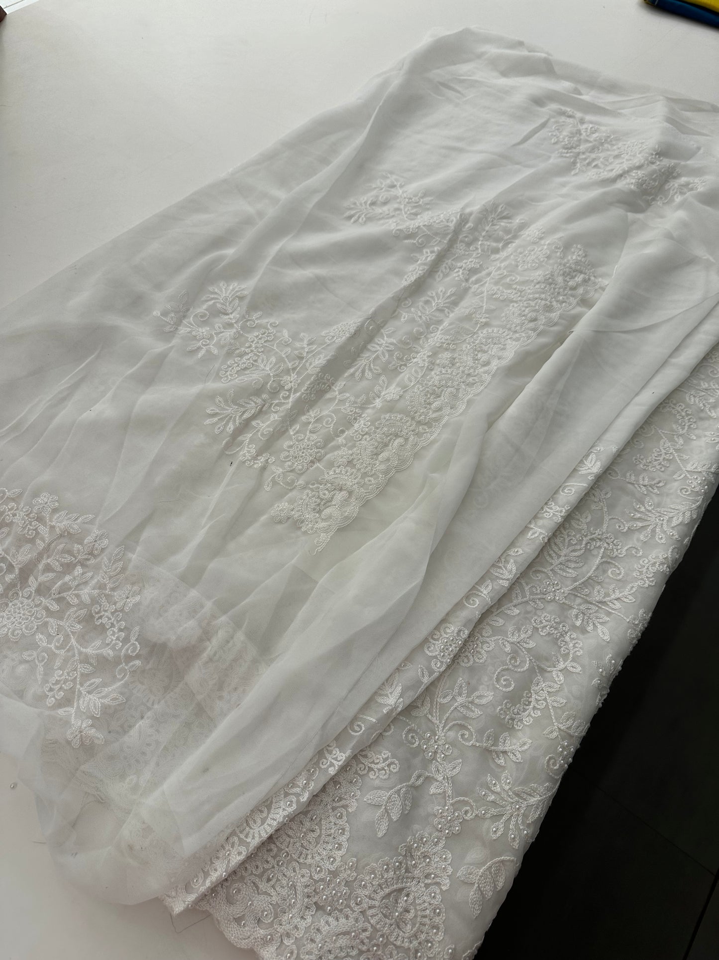 Georgette Fancy Saree-J12
