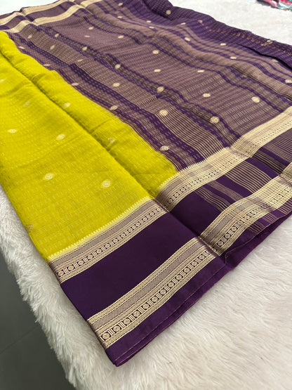 Soft Cotton Fancy Saree-M25