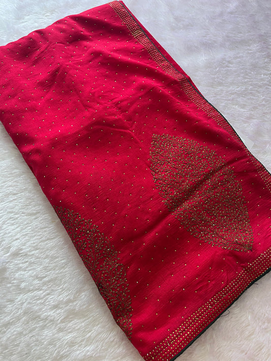 Tussar Work Fancy Saree