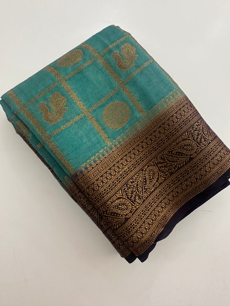 New collection in South Cotton Silk sarees for Varmahalaxmi with contrast matching blouse piece🌹-AU3