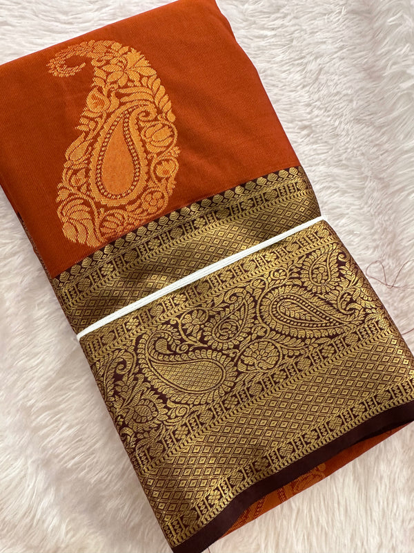 Semi Kanchi Silk Saree-(Ju2)
