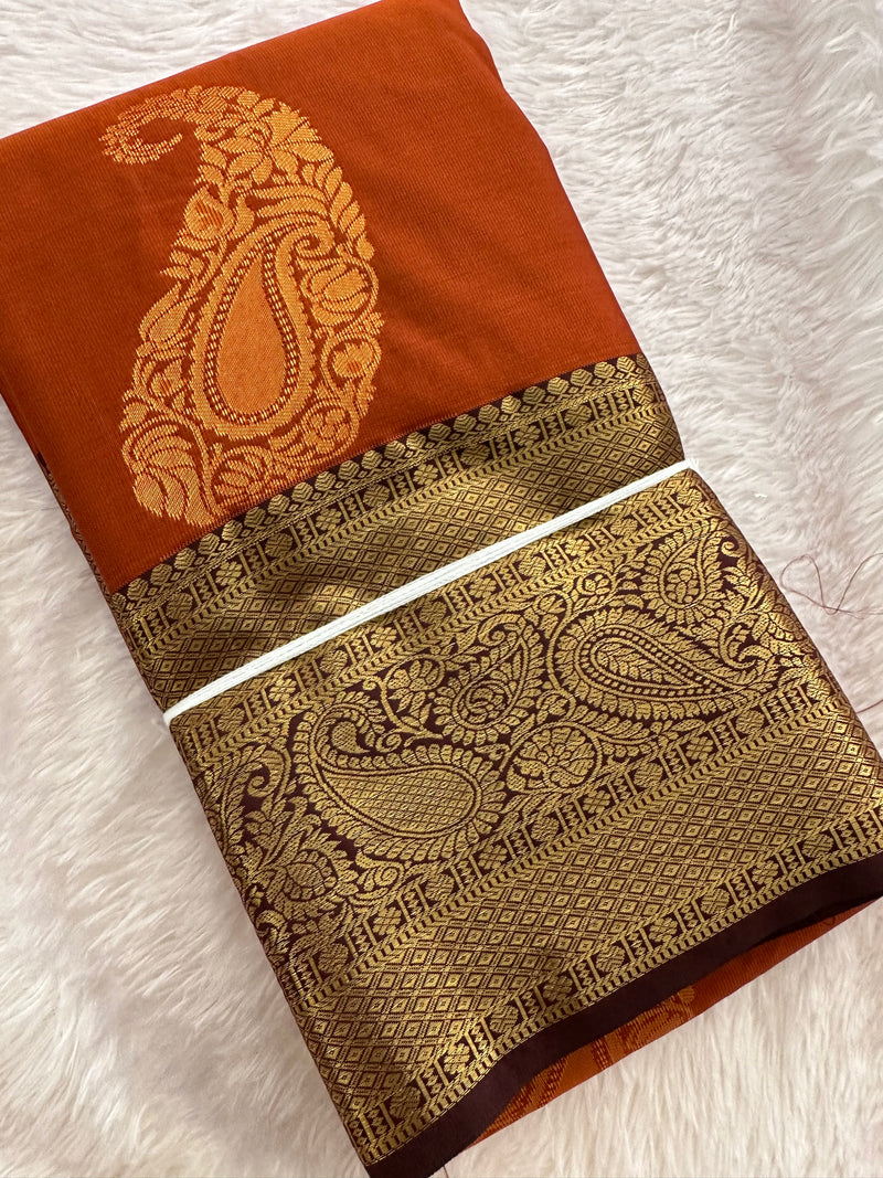 Semi Kanchi Silk Saree-(Ju2)