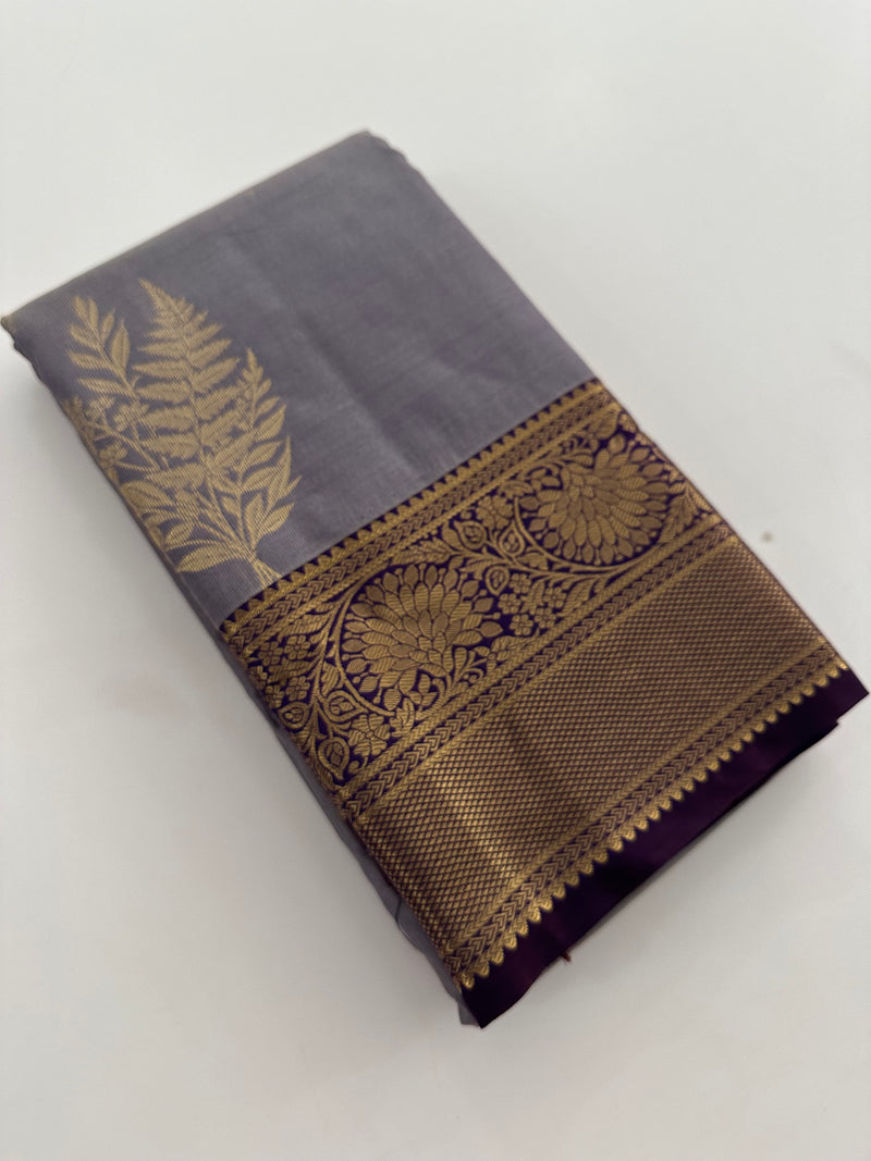 Kanchi Semi Silk Sarees in beautiful color combinations🌹- AU12