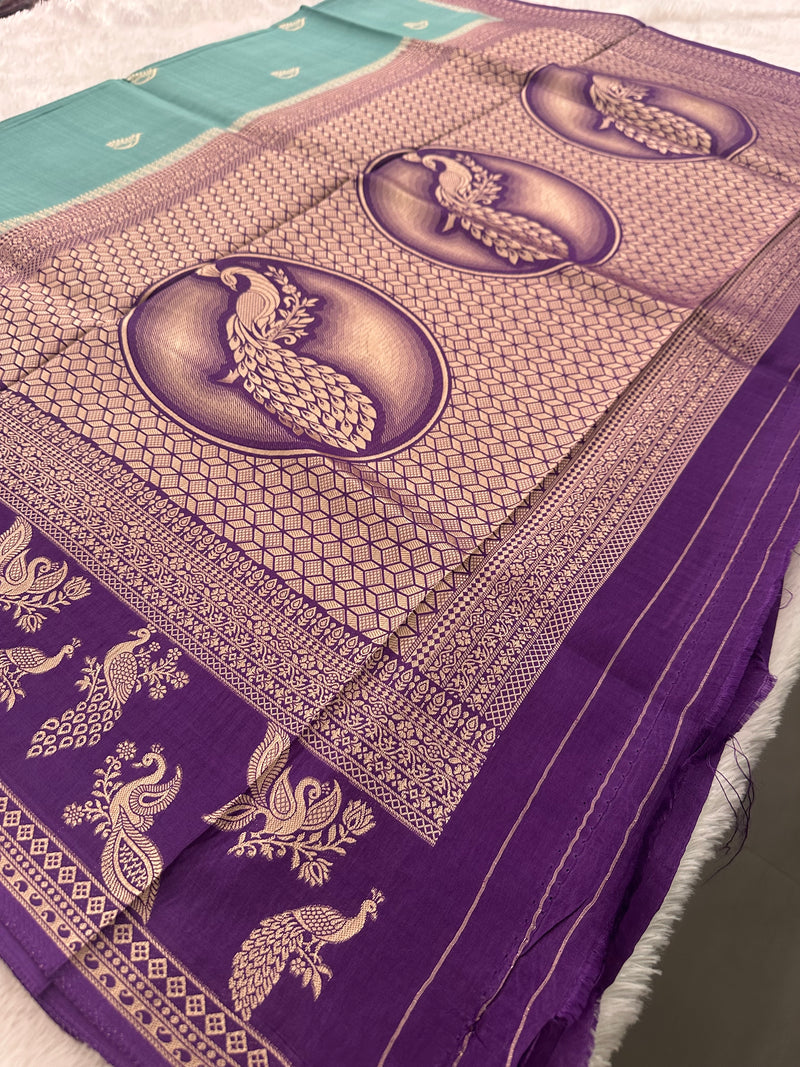 Banarasi Viscose Fancy Saree-JU10