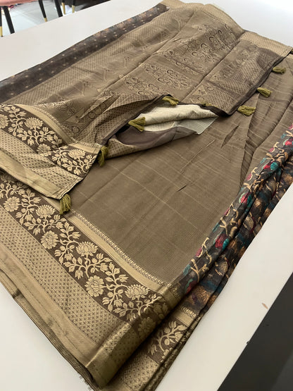 Premium printed Brosso Saree