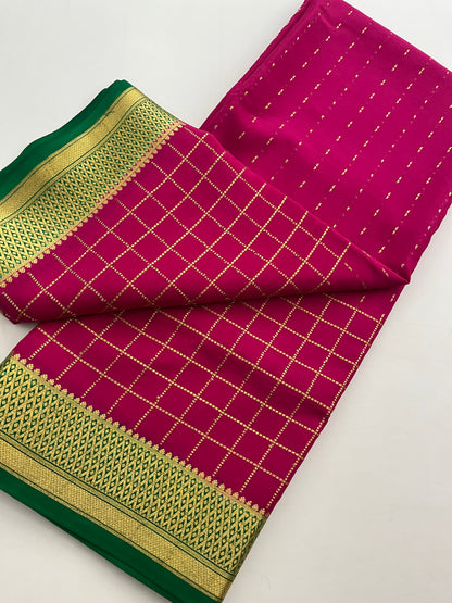 100 Gsm Pure Mysore Crepe