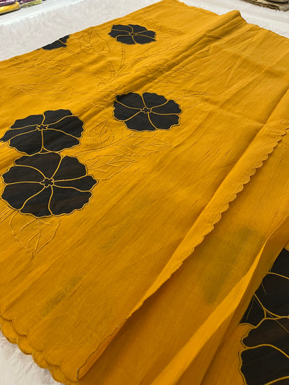 Tussar Appliqué J31