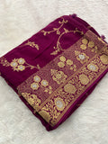Pure Designer Satin Crape-M14