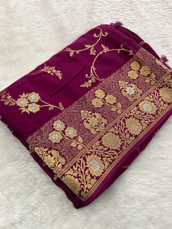 Pure Designer Satin Crape-M14