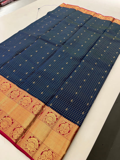 Jun24 Pure Silk Mix Kanchi Saree