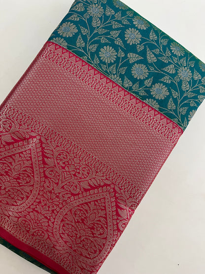 Semi Kanjeevaram  Tissue Silk Saree