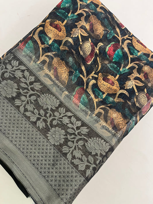 Premium printed Brosso Saree