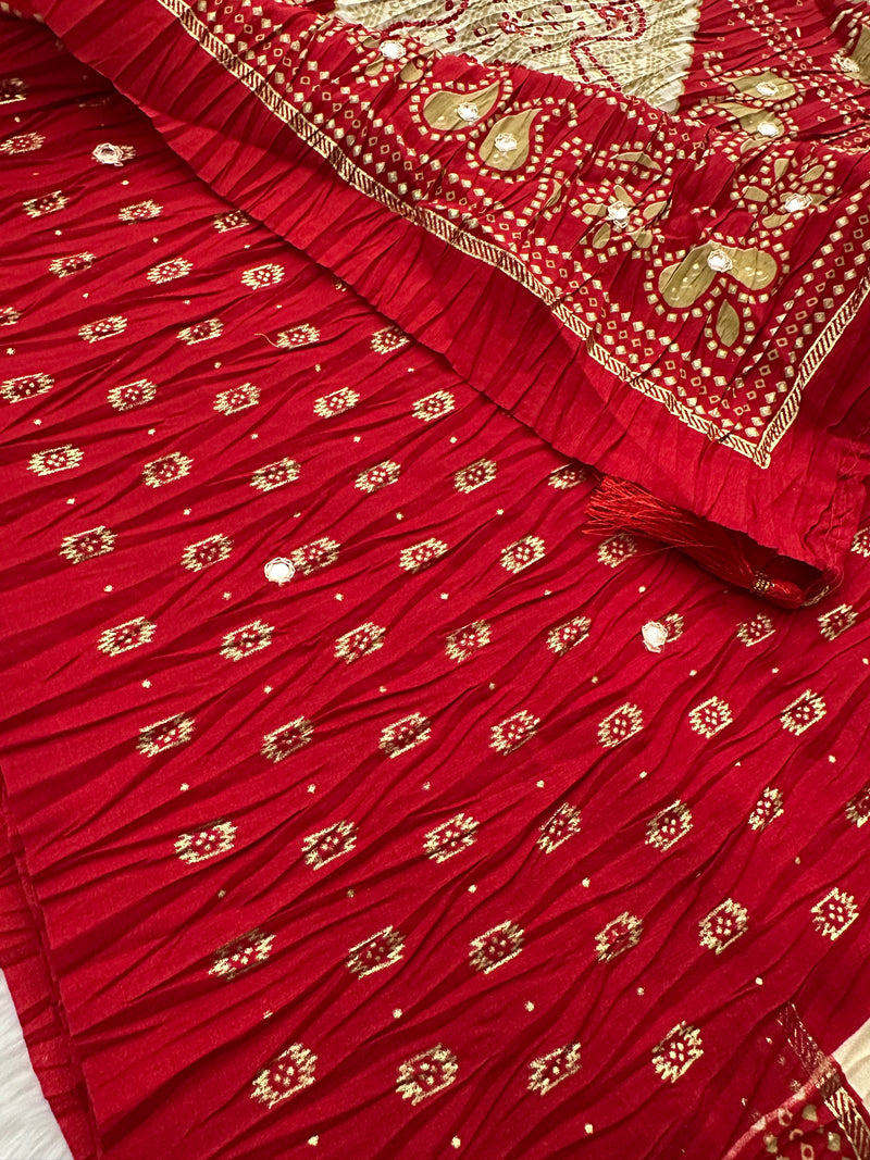 Crush Patola Fancy Saree-JU5