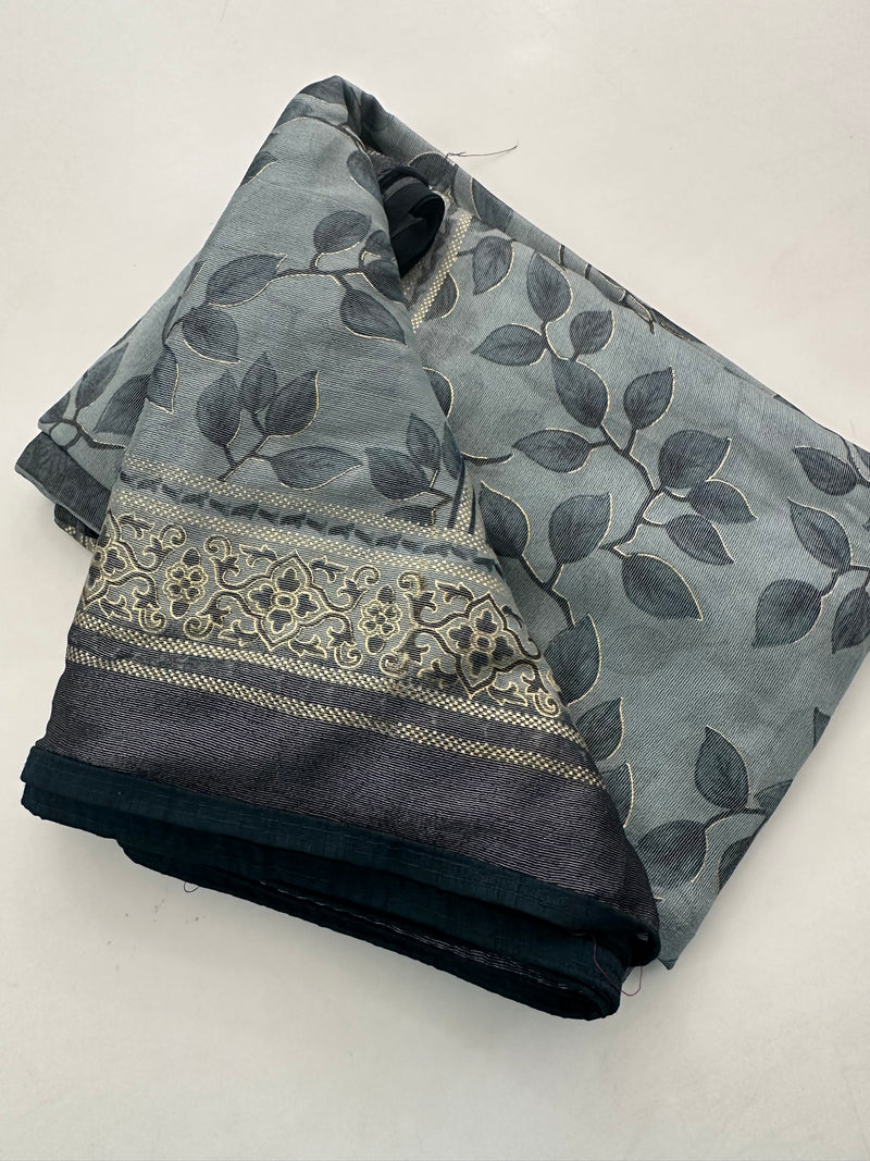 Brosso Fancy Leaf Printed-J18