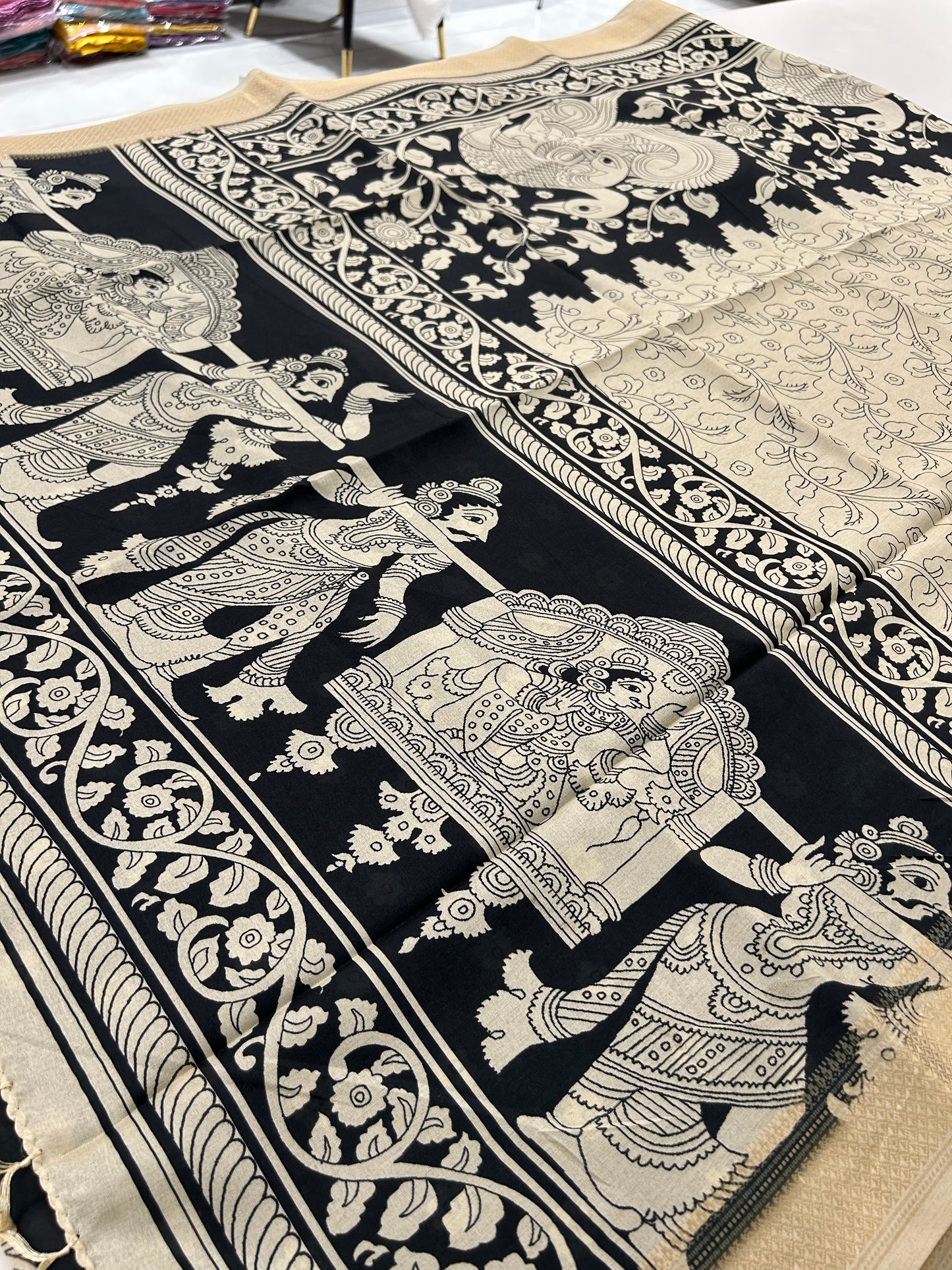 Tussar Printed Saree-M23
