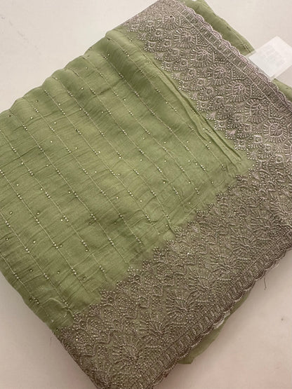 Fancy Designer work saree- M26