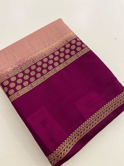 Designer crape silk