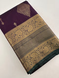Semi Kanchi Silk Saree-J24