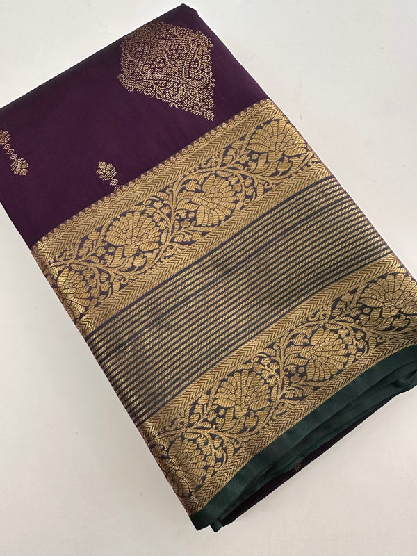 Semi Kanchi Silk Saree-J24