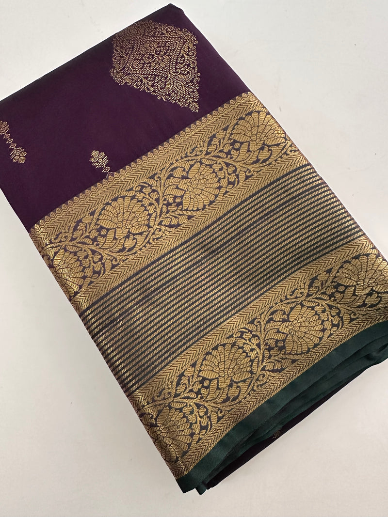 Semi Kanchi Silk Saree-J24